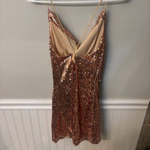 I am selling a sparkly gold dress! - Picture 2 of 2